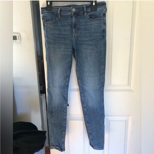 American Eagle Blue Stretch Jegging